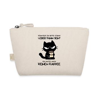 Kaffee. Jetzt. Sofort. – Grumpy Style mit Koffein - Bio-Täschchen - Natur - Vorne