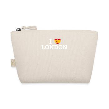I love London Cool Wrong Flag Madrid Spanien Liebhaber - Bio-Täschchen - Natur - Vorne