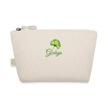 Ginkgo Leaf Botanical Elegance - Organic Pouch - nature - Front