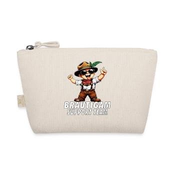 GROOM SUPPORT TEAM - Organic Pouch - nature - Front