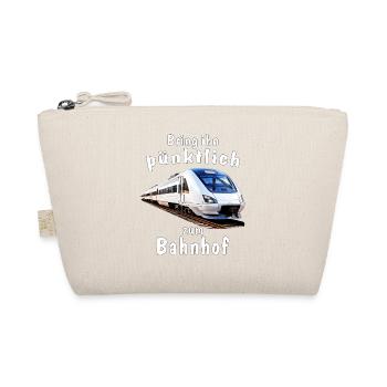 TRAIN Take him to the station on time - Organic Pouch - nature - Front
