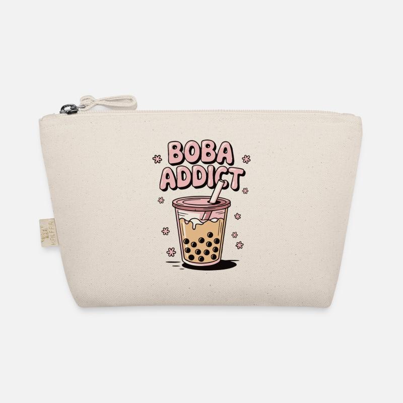 Boba Addict Tasse Bubble Tea Tapiokaperlen Bio-Täschchen