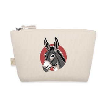 Donkey Mule Horse Farm Animal Farming Farmer Cute - Organic Pouch - nature - Front