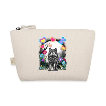 Loups Rétro Loups Conte de Fées Conte de Fées Personnage Vintage - Trousse biologique - nature - Devant