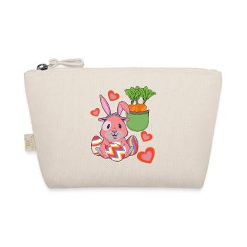 Bunny Bunny Easter Bunny Easter Eggs Eggs - Organic Pouch - nature - Front