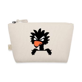 Corbeau oiseau Peeps Mal Cool Drôle Bande dessinée Humour Amusant - Trousse biologique - nature - Devant