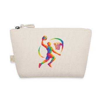 Polygon Basketball Player - Organic Pouch - nature - Front