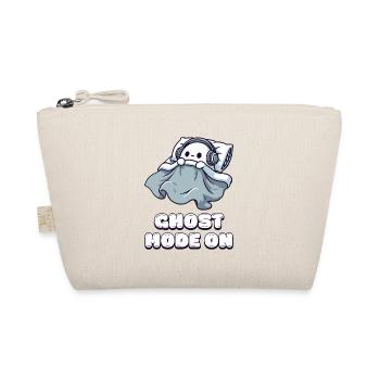 Ghost Mode On – Ghost Mode Activated Sleep Shirt - Organic Pouch - nature - Front