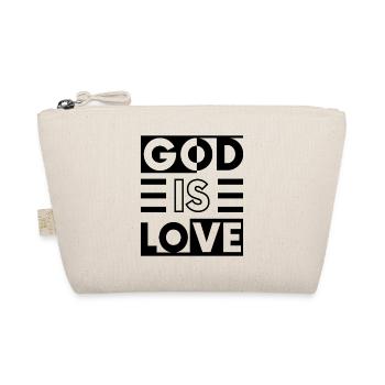 God is love - Organic Pouch - nature - Front