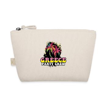 Greece Party Crew Vacation - Organic Pouch - nature - Front