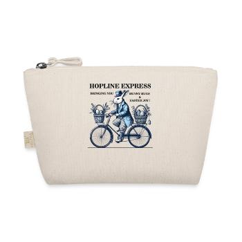 Easter HOPLINE EXPRESS Retro Vintage Aesthetic - Organic Pouch - nature - Front