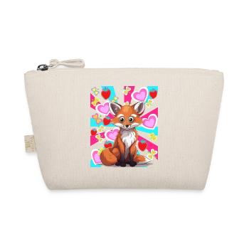 Rétro été renard habitant de la forêt fraises des années 80 - Trousse biologique - nature - Devant