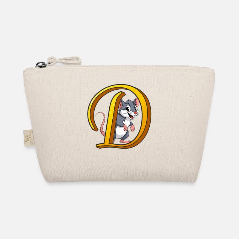 BUCHSTABE D Bio-Täschchen