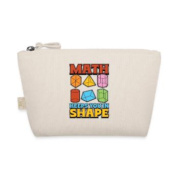 Mathematician Math Keeps You In Shape Geometry - Bio-Täschchen - Natur - Vorne