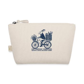Easter Cottontail Couriers Retro Aesthetic - Organic Pouch - nature - Front