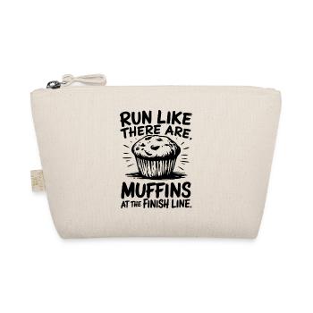 Run as if the muffin were at the finish line Marathon runner - Organic Pouch - nature - Front