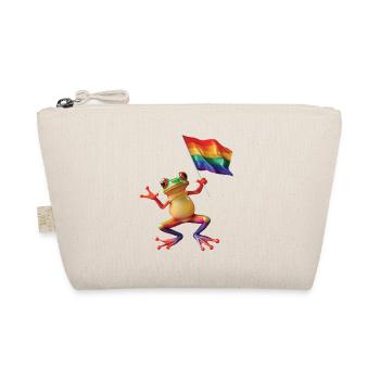 Frosch - Bio-Täschchen - Natur - Vorne
