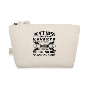 Funny Kayaking Quotes For Kayaker - Organic Pouch - nature - Front