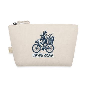 Easter Hopline Express Retro Aesthetic - Organic Pouch - nature - Front