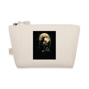 Corbeau Rose Lune Sombre Gothique Corbeau Noir - Trousse biologique - nature - Devant