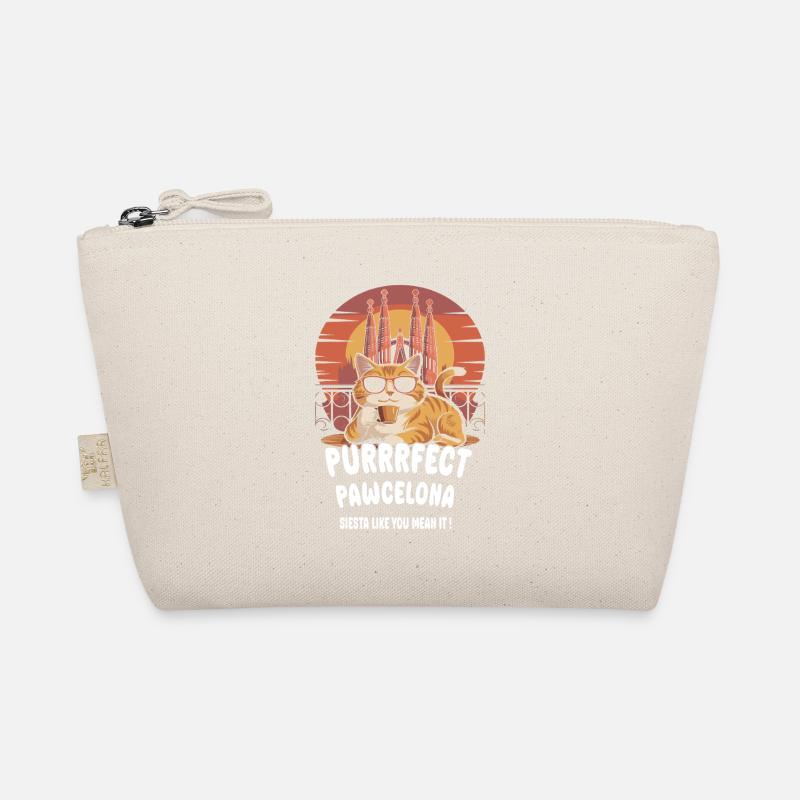 Pawcelona Barcelona Katzendesign Bio-Täschchen
