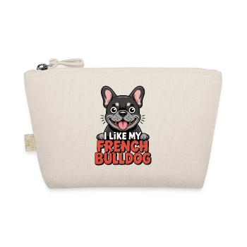 J’aime mon bouledogue français Love - Trousse biologique - nature - Devant