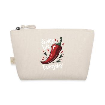 Spicy Life – Chili Vibes for Every Day - Organic Pouch - nature - Front