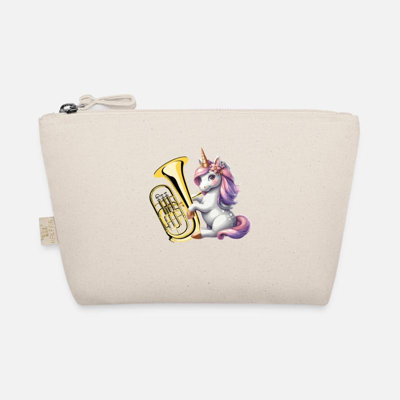 Unicorn plays euphonium euphonium player Organic Pouch