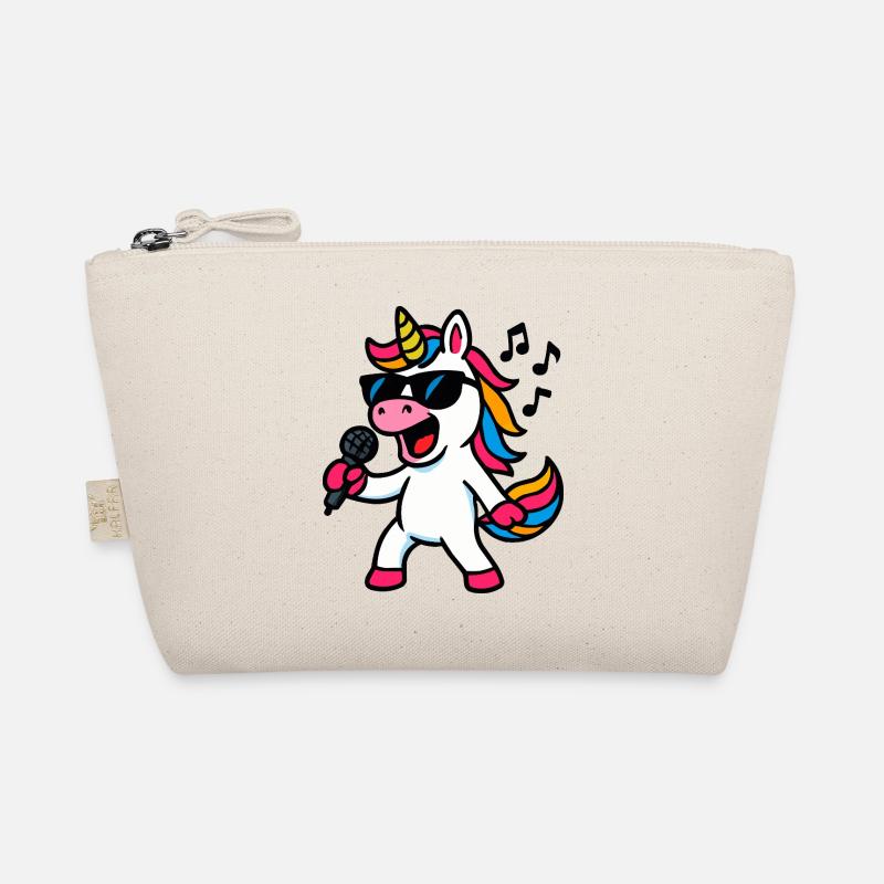 Unicorn Comic Singer Organic Pouch