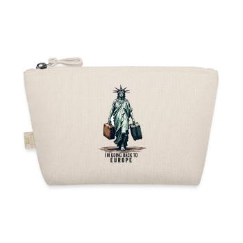 Funny Statue of Liberty USA America Sarcasm - Organic Pouch - nature - Front