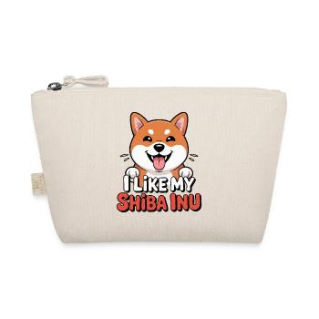 I like my Shiba Inu Dog Love - Organic Pouch - nature - Front