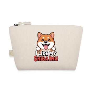 I like my Shiba Inu Dog Love - Organic Pouch - nature - Front