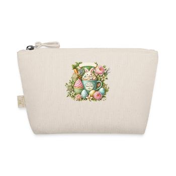 Easter Bunny Coffee Mug Happy Easter - Organic Pouch - nature - Front