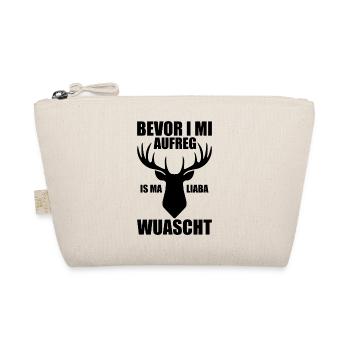 Bevor I mi aufreg Is Ma Liaba Wuascht Geschenk - Bio-Täschchen - Natur - Vorne