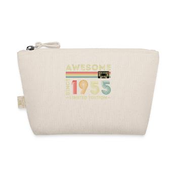 1955 Vintage Retro Geburtstagsgeschenk - Bio-Täschchen - Natur - Vorne