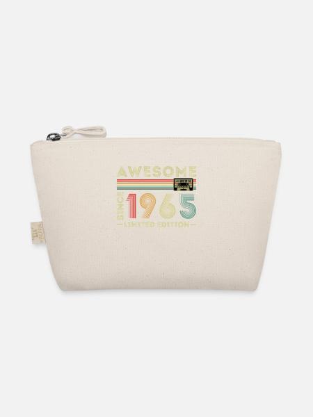 1965 Vintage Retro Geburtstagsgeschenk - Bio-Täschchen - Natur