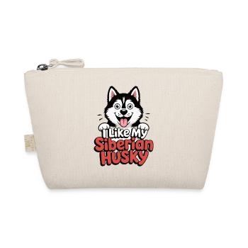 J’aime mon Husky de Sibérie Hundeliebe - Trousse biologique - nature - Devant