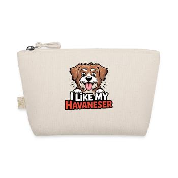 J’aime mon amour de chien bichon havanais - Trousse biologique - nature - Devant