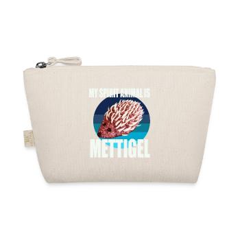 My spirit animal is Mettigel - Organic Pouch - nature - Front