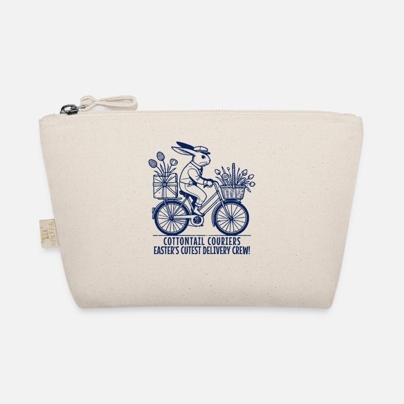 Easter Couriers Bunny Retro Delivery Crew Organic Pouch