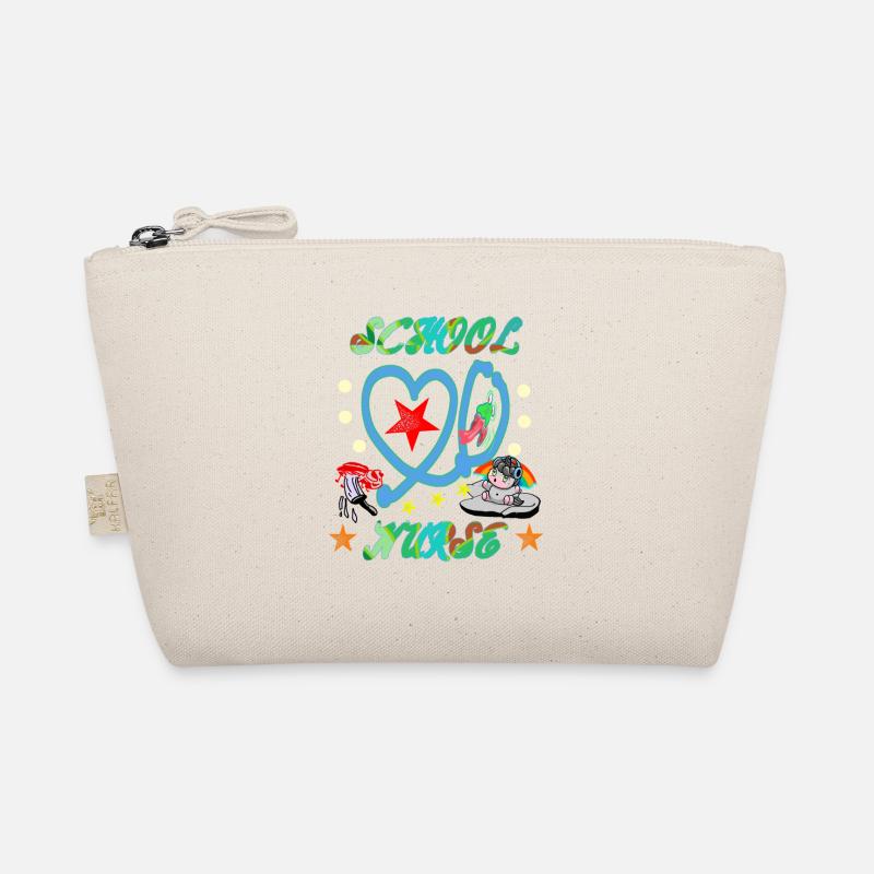 Bunte Schulkrankenschwester Bio-Täschchen