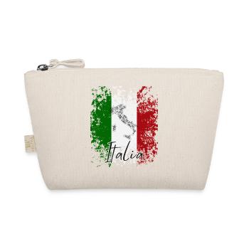Italian flag, Italian pride - Organic Pouch - nature - Front