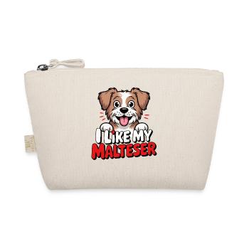 I like my Malteser Hundeliebe - Organic Pouch - nature - Front