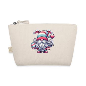 Easter Gnome with Egg Happy Dwarf Easter - Organic Pouch - nature - Front