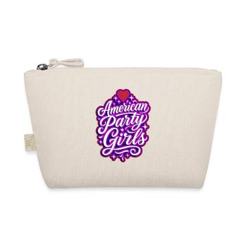 Amerikanische Party Girls Motto USA - Bio-Täschchen - Natur - Vorne