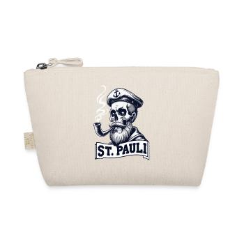 St.Pauli Kiez Hamburg Totenkopf Sankt Pauli - Bio-Täschchen - Natur - Vorne