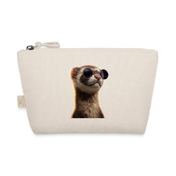 Ferret Ferret Polecat Marten Weasel Cute Ferret - Organic Pouch - nature - Front