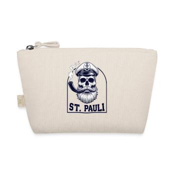 St.Pauli Kiez Hamburg Totenkopf Sankt Pauli - Bio-Täschchen - Natur - Vorne