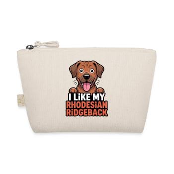 I like my Rhodesian Ridgeback Hundeliebe - Organic Pouch - nature - Front