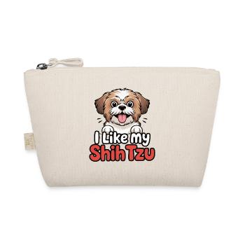 I like my Shih Tzu Dog Love - Organic Pouch - nature - Front
